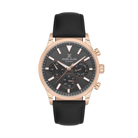 The Watch Boutique Daniel Klein Exclusive Black Dial Multifunction Watch
