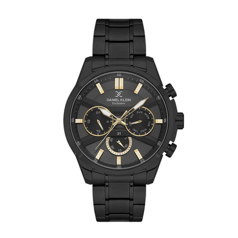 The Watch Boutique Daniel Klein Exclusive Black Dial Multifunction Watch