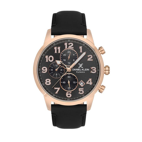 The Watch Boutique Daniel Klein Exclusive Black Dial Multifunction Watch