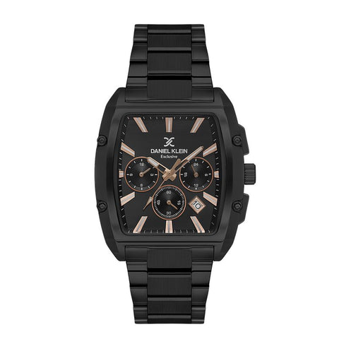 The Watch Boutique Daniel Klein Exclusive Black Dial Multifunction Watch