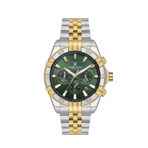 The Watch Boutique Daniel Klein Exclusive Green Dial Multifunction Watch