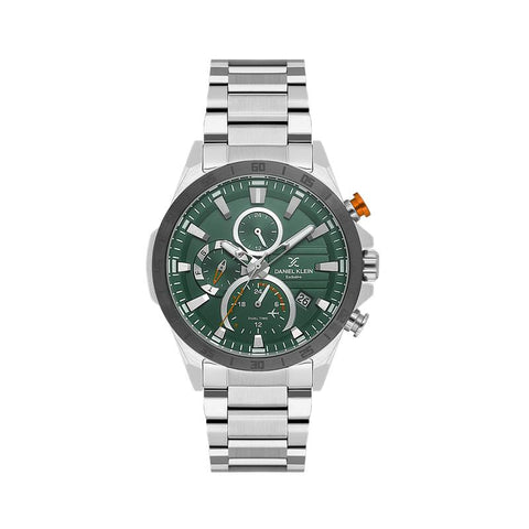 The Watch Boutique Daniel Klein Exclusive Green Dial Multifunction Watch