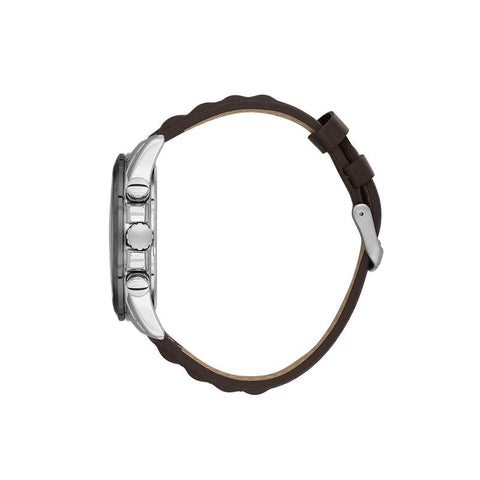 The Watch Boutique Daniel Klein Exclusive Men’s Multifunction Leather Strap Watch