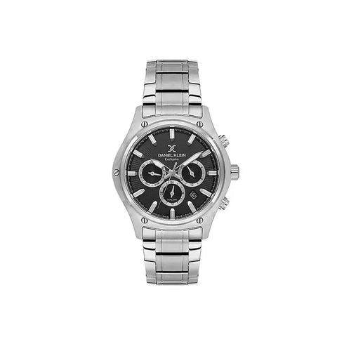 The Watch Boutique Daniel Klein Exclusive Men's Round Quartz Watch with Black Dial
