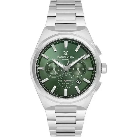The Watch Boutique Daniel Klein Exclusive Men's Round Quartz Watch with Green Dial