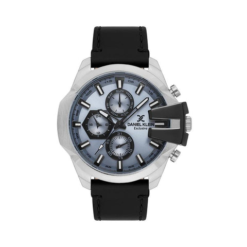 The Watch Boutique Daniel Klein Exclusive Men's Round Quartz Watch with Ice Blue Dial