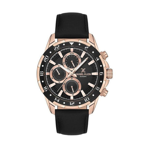 The Watch Boutique Daniel Klein Exclusive Multifunction Black Dial Watch