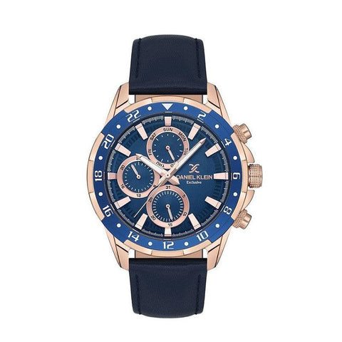 The Watch Boutique Daniel Klein Exclusive Multifunction Blue Dial Watch
