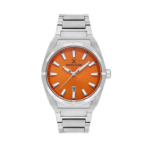 The Watch Boutique Daniel Klein Exclusive Orange Dial 3 Hands Watch