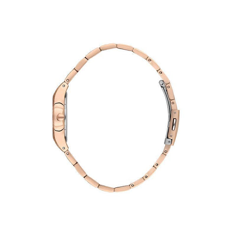 Daniel Klein Ladies 3 Hands Rose Gold Watch
