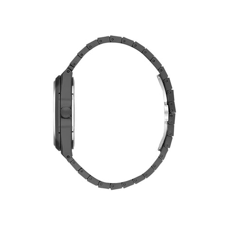 The Watch Boutique Daniel Klein Men’s Black Stainless Steel Watch with Black Dial
