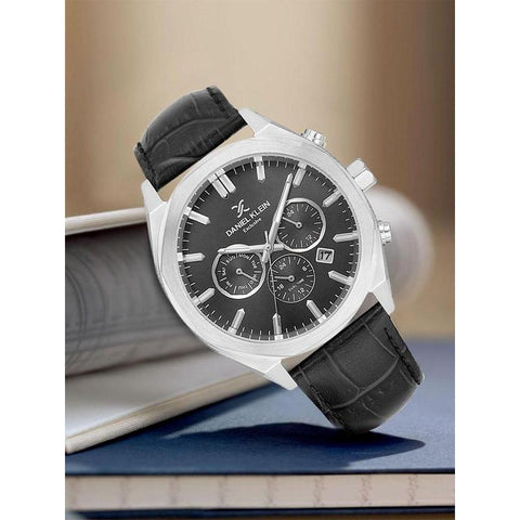 The Watch Boutique Daniel Klein Men's Round Quartz Watch with Black Dial