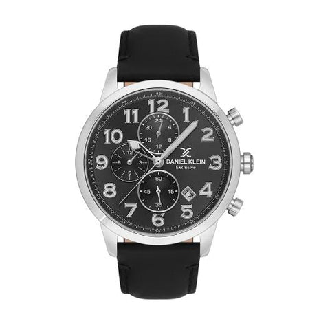 The Watch Boutique Daniel Klein Men's Round Quartz Watch with Black Dial