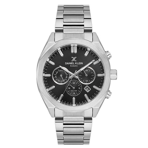 The Watch Boutique Daniel Klein Men's Round Quartz Watch with Black Dial