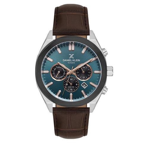 The Watch Boutique Daniel Klein Men's Round Quartz Watch with Green Dial