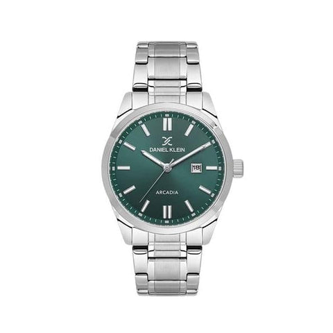 The Watch Boutique Daniel Klein Men's Round Quartz Watch with Green Dial