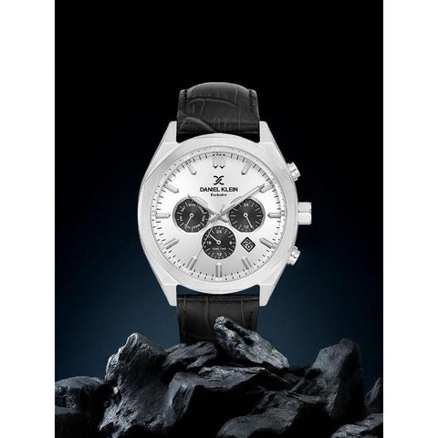 The Watch Boutique Daniel Klein Men's Round Quartz Watch with Silver Dial