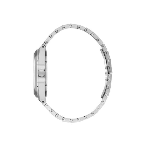 The Watch Boutique Daniel Klein Men’s Silver Stainless Steel Watch with Black Dial