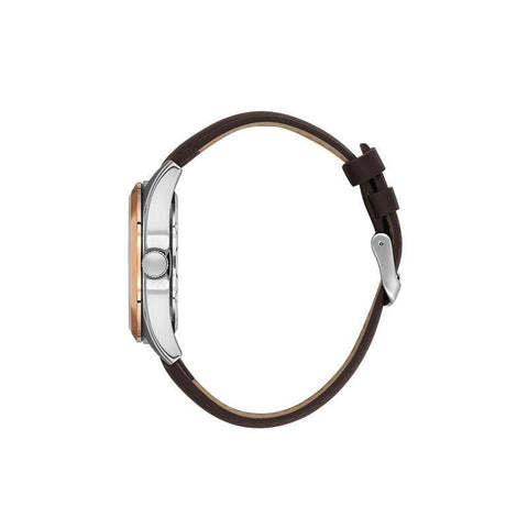 The Watch Boutique Daniel Klein Men’s Two-Tone Watch with Green Textured Dial