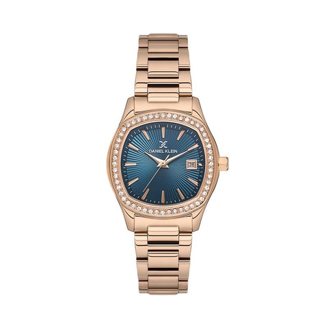Daniel Klein Premium Blue Dial Analogue Watch