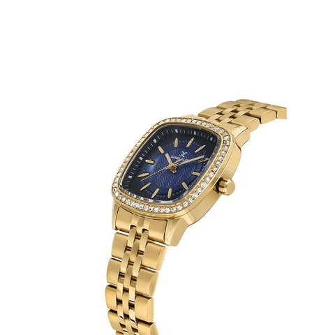 The Watch Boutique Daniel Klein Premium Gold Tone Blue Dial Analogue Watch