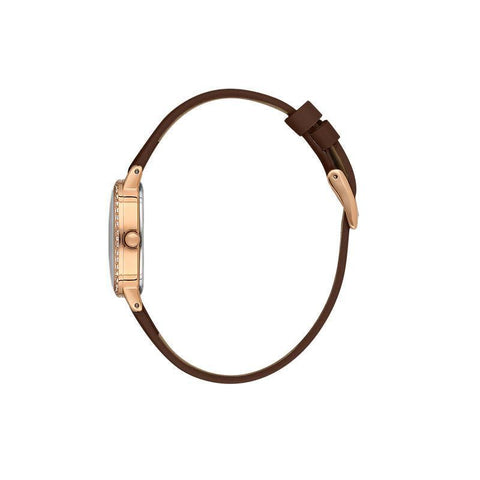 The Watch Boutique Daniel Klein Premium Gold Tone Brown Leather Watch