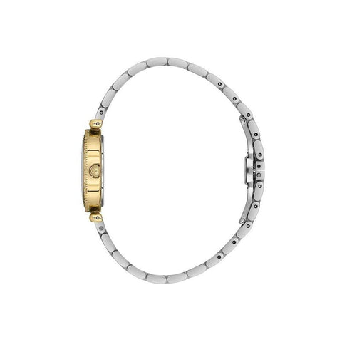 The Watch Boutique Daniel Klein Women’s Crystal-Set Green Dial Two-Tone Bracelet Watch