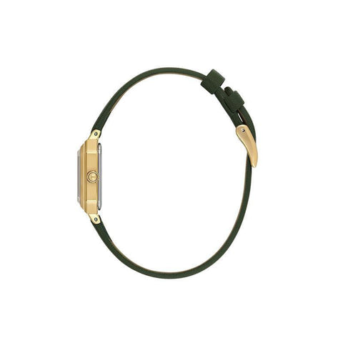 The Watch Boutique Daniel Klein Women’s Gold Square Case Watch with Green Dial