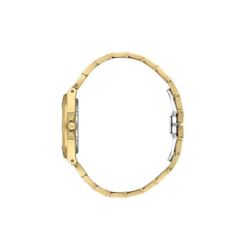 The Watch Boutique Daniel Klein Women’s Gold-Tone Crystal-Set Bracelet Watch