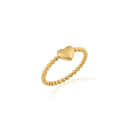 The Watch Boutique Daniel Klein Women's Heart Ring Gold
