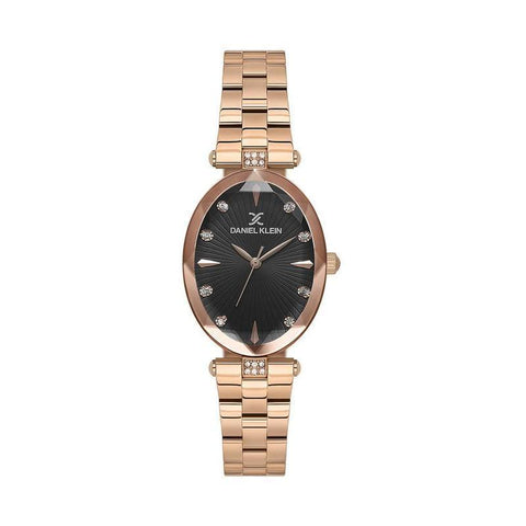 The Watch Boutique Daniel Klein Women’s Rose Gold Oval Watch