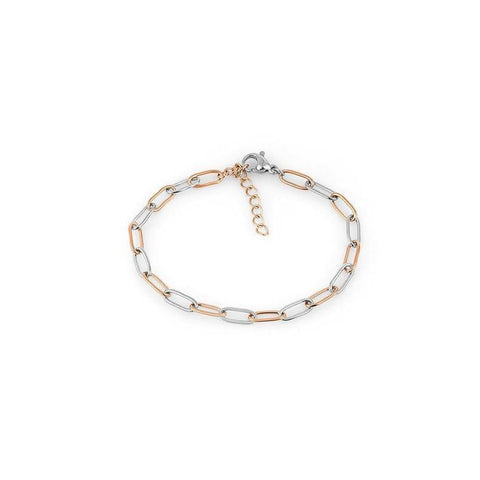 Daniel Klein Women's Silver-Rose Bracelet