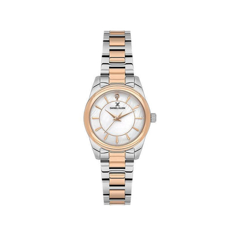 The Watch Boutique Daniel Klein Women’s Silver & Rose Gold Two-Tone Watch