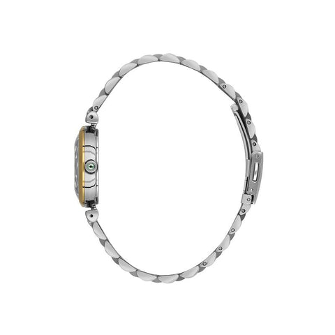 The Watch Boutique Daniel Klein Women’s Two-Tone Crystal Accent Watch with Green Sunray Dial