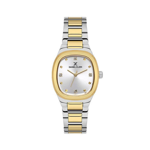 The Watch Boutique Daniel Klein Women’s Two-Tone Silver & Gold Watch with Cushion Case