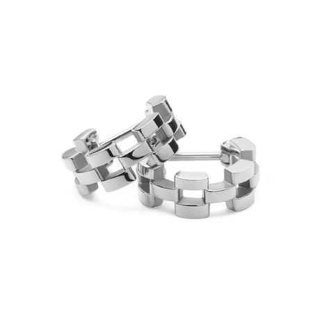 The Watch Boutique Daniel Wellington 3-Link Earrings Silver