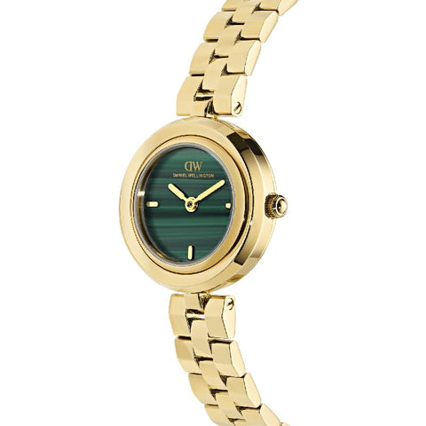 The Watch Boutique Daniel Wellington Aurea 3-Link Malachite Gold Women's Watch