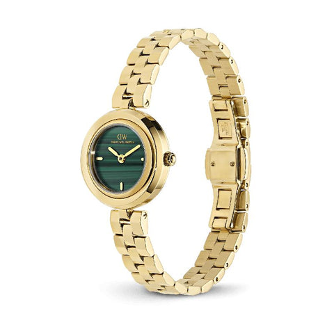 The Watch Boutique Daniel Wellington Aurea 3-Link Malachite Gold Women's Watch