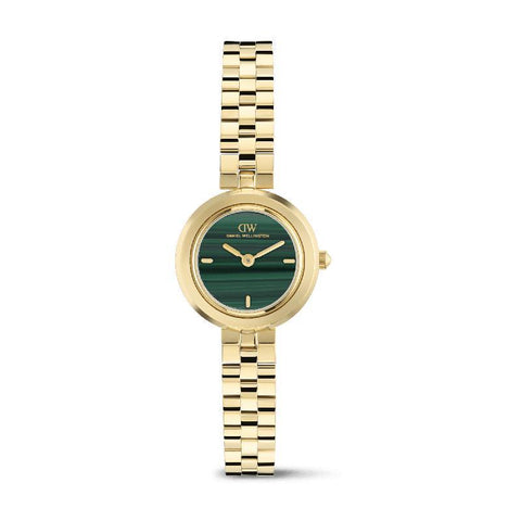 The Watch Boutique Daniel Wellington Aurea 3-Link Malachite Gold Women's Watch