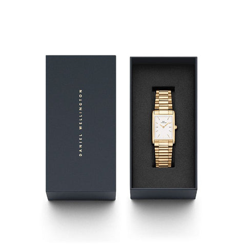 The Watch Boutique Daniel Wellington Bound 3-Link Gold Watch 35x24mm