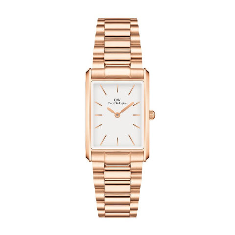 The Watch Boutique Daniel Wellington Bound 3-Link Rose Gold Watch 32x22mm