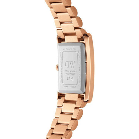 The Watch Boutique Daniel Wellington Bound 3-Link Rose Gold Watch 35x24mm