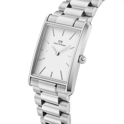 The Watch Boutique Daniel Wellington Bound 3‑Link Silver Minimalist Elegant Watch