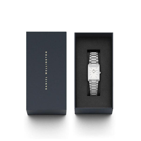 The Watch Boutique Daniel Wellington Bound 3‑Link Silver Minimalist Elegant Watch