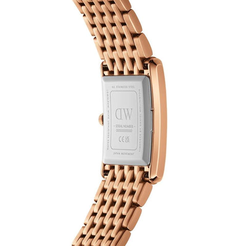 The Watch Boutique Daniel Wellington Bound 9-Link Emerald Sunray Rose Gold Watch