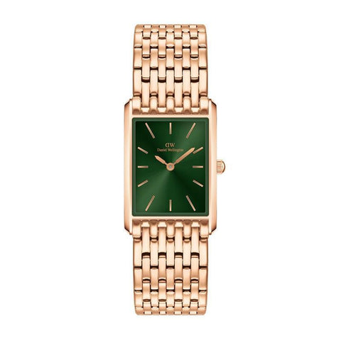 The Watch Boutique Daniel Wellington Bound 9-Link Emerald Sunray Rose Gold Watch