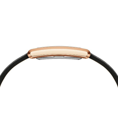The Watch Boutique Daniel Wellington Bound Black Crocodile Rose Gold Women's Watch