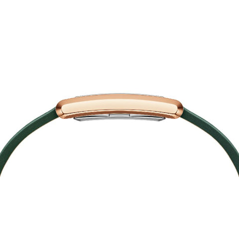 The Watch Boutique Daniel Wellington Bound Emerald Crocodile Sunray Rose Gold Watch 32x22mm
