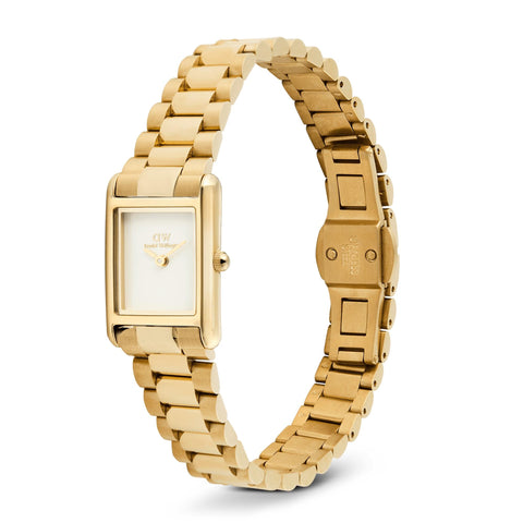 The Watch Boutique Daniel Wellington Bound Mini 3-Link Gold Watch