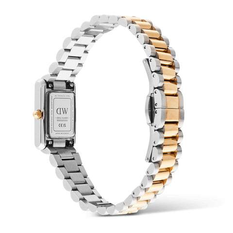 The Watch Boutique Daniel Wellington Bound Mini 3-Link Two Tone Rose Gold Watch